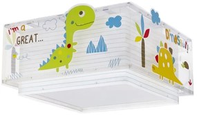 Plafonieră pentru copii DINOS 2xE27/60W/230V Dalber 73456