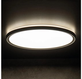 Plafonieră LED pentru baie Kanlux 31503 AZPO LED/18,5W/230V d. 29 cm IP54 negru