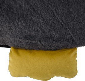 Fotoliu tip sac pinguin, gri, PINGO
