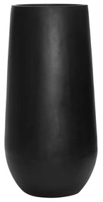 Ghiveci de flori Nax, culoare negru, dimensiuni multiple - PotteryPots Mărime: L - v. 100 cm, ⌀ 50 cm