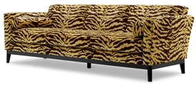 Canapea design LUX Flux, maro Tigris