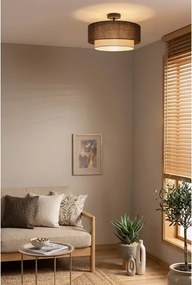 BRILAGI - Plafonieră LED BOHO ECO 1xE27/10W/230V Ø 40 cm maro/crem
