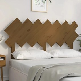 vidaXL Tăblie de pat, maro miere, 151,5x3x81 cm, lemn masiv de pin