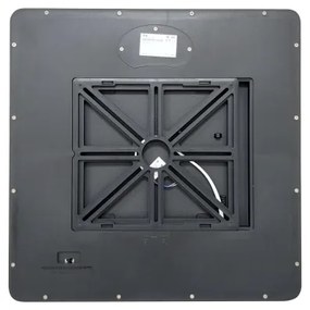 Plafonieră LED, 32 W, 230 V, 3000/4000/6500 K, 40 x 40 cm, negru