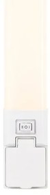 Nordlux - Iluminare LED pentru oglindă de baie cu priză, 15W, 230V, IP44, 60 cm, alb