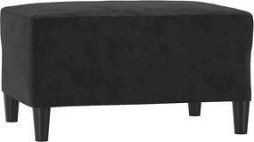 vidaXL Taburet, negru, 70x55x41 cm, catifea
