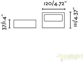 APLICA DE PERETE LED EXTERIOR ORIENTABILA TAIMA 71388