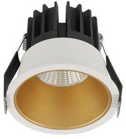Spot LED incastrabil tavan fals / plafon LUELA 3000K alb/auriu