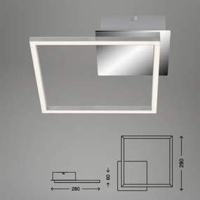 Plafonieră LED dimabilă FRAMES LED/9,7W/230V Briloner 3105-018