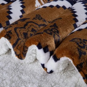 decoDoma Set blăniţă miel AZTEC 2 buc