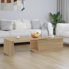 vidaXL Măsuță de cafea, stejar sonoma, 150x50x35 cm, lemn prelucrat