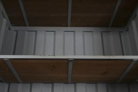 Bufet, gri, din metal, stil industrial, Cargo