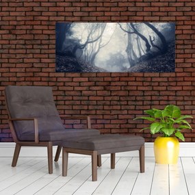 Tablou - Pădurea în ceață (120x50 cm)