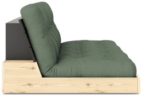 Canapea verde extensibilă 196 cm Base – Karup Design