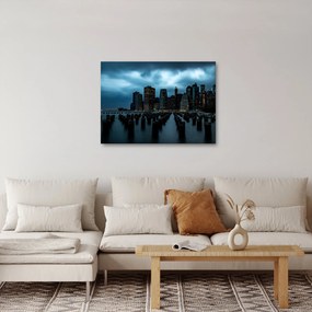 Tablou - Privire spre Zgârâie nori din New York (70x50 cm)