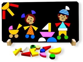 Puzzle magnetice copii in cutie 33x23x3,5cm