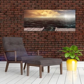 Tablou cu marea (120x50 cm)