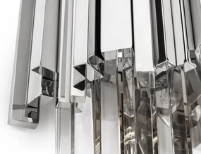 Aplica de perete, Cristale de Sticla, Glamour Wall Silver