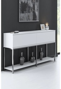 Măsuță consolă Vibubi 1 (alb + argintiu) . 1093381