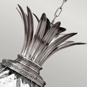 Lustră pe lanț Hinkley HK-PLANT4-P-PL PLANTATION 4xE14/40W/230V argintiu