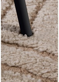 Covor maro deschis rotund ø 160 cm Panglao New York Taupe – Elle Decoration
