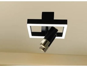Plafonieră LED dimabilă LED/50W/230V 3000-6500K negru + telecomandă