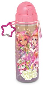 Sticlă de apă cu agățătoare stea, personaj Hazelia&amp;Petulia, 500 ml, Nebulous Star