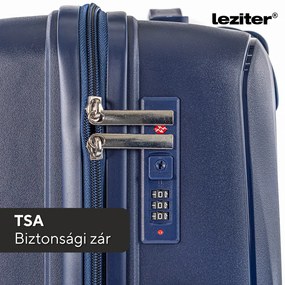 TraveLux Endure III gurulós bőrönd szett kék