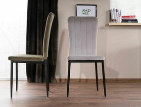 Scaun de sufragerie VIGO VELVET verde masliniu