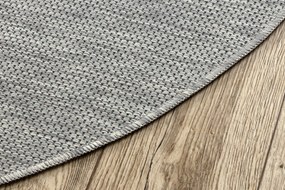 Covor SISAL SION cerc A5165A Melanj țesute plate gri