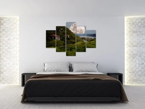Tablou - peisaj cu luna (150x105 cm)
