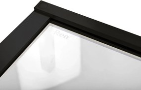 Cabina dus REA Hugo Black 100x80