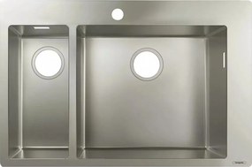 Chiuveta bucatarie Hansgrohe S71 inox 75.5x50 cm