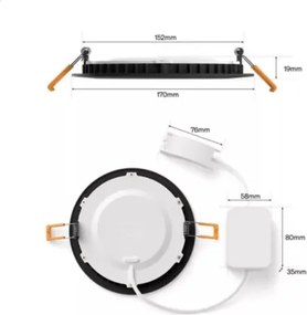 Philips - Set 2 buc. LED RGBW reglabil pentru baie, corp încastrat de tavan Hue SLIM LED/12W/230V IP44