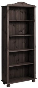 Bibliotecă maro din lemn de pin 70x181 cm Ella – Støraa
