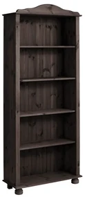 Bibliotecă maro din lemn de pin 70x181 cm Ella – Støraa