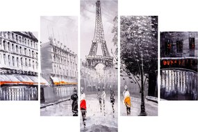 Tablou - Pictură în ulei, Paris (150x105 cm)