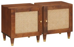 vidaXL Mese de noptieră 2 pcs 40 x 33.5 x 46 cm