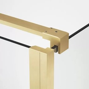 Paravan dus sticla walk-in 100x200 cm auriu periat Sanswiss Easy STR4P 1000x2000 mm