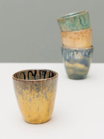 Set 4 cesti de cafea, din ceramica, Intense