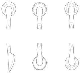 Tescoma Instrumente decorative DELICIA, 3 buc