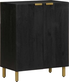 vidaXL Dulap, negru, 60x33x75 cm, lemn prelucrat