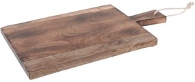 Tocător din lemn cu mâner, 25 x 45 x 4 cm