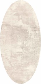 vidaXL Covoare de zonă Oval HUARTE Bej 100 x 200 cm 100% Polyester