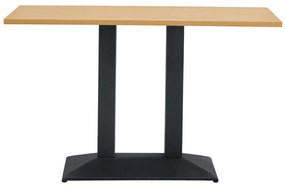 Masă de sufragerie Rahola 2 (stejar + negru) (pentru 4 persoane). 1116487