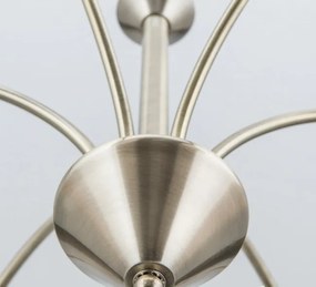 Candelabru, Lustra suspendata cu 6 brate Susan, alama antic