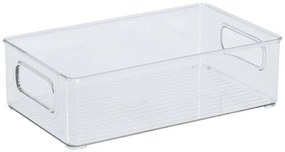 Organizator transparent din plastic, 25,5 x 15 x 7,6 cm