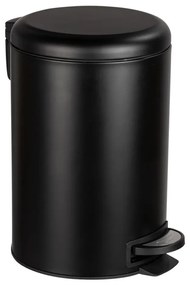 WENKO 54913100 - Coș de gunoi LEMAN, 25x38 cm, negru