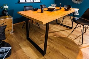 Masa design industrial vintage Loft 160cm, stejar