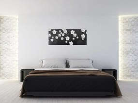 Tablou - Flori pe ramuri (120x50 cm)